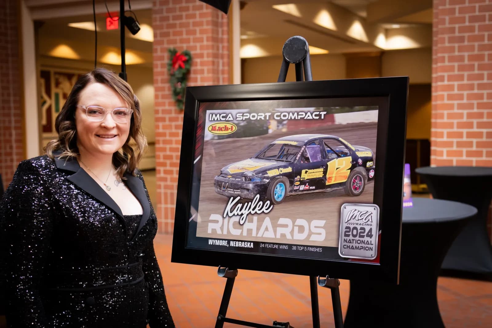 Women with racing award